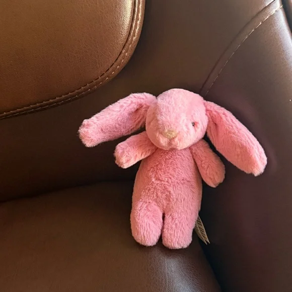 Jellycat Bashful Pink Bunny Bag Charm Retired, Rare To Find - Picture 1 of 5